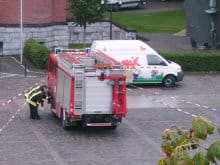 Feuerwehr auf dem Neheimer Markt