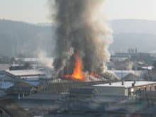 Brand Arnsberg-Hüsten Bahnhofstrasse 09.03.2010