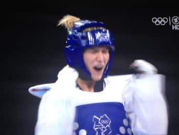 Bronze Helena Fromm aus Arnsberg / Sauerland im Taekwondo London 2012