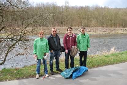 Greenpeace Arnsberg putzt munter