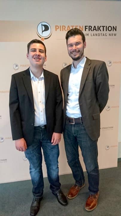 Jugendlandtag NRW 2016 Maik Karle und Lukas Lamla