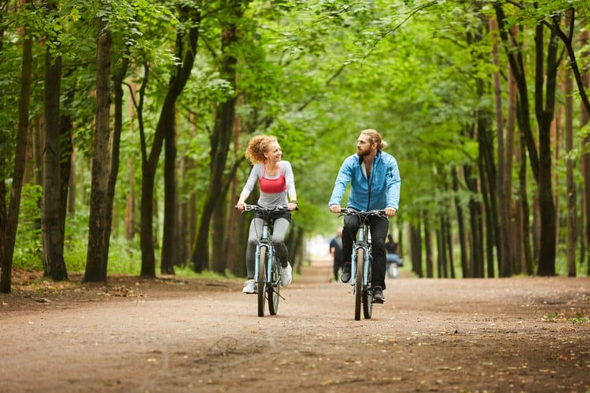 Cycling and talking