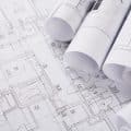 Plan of building. Architectural project background