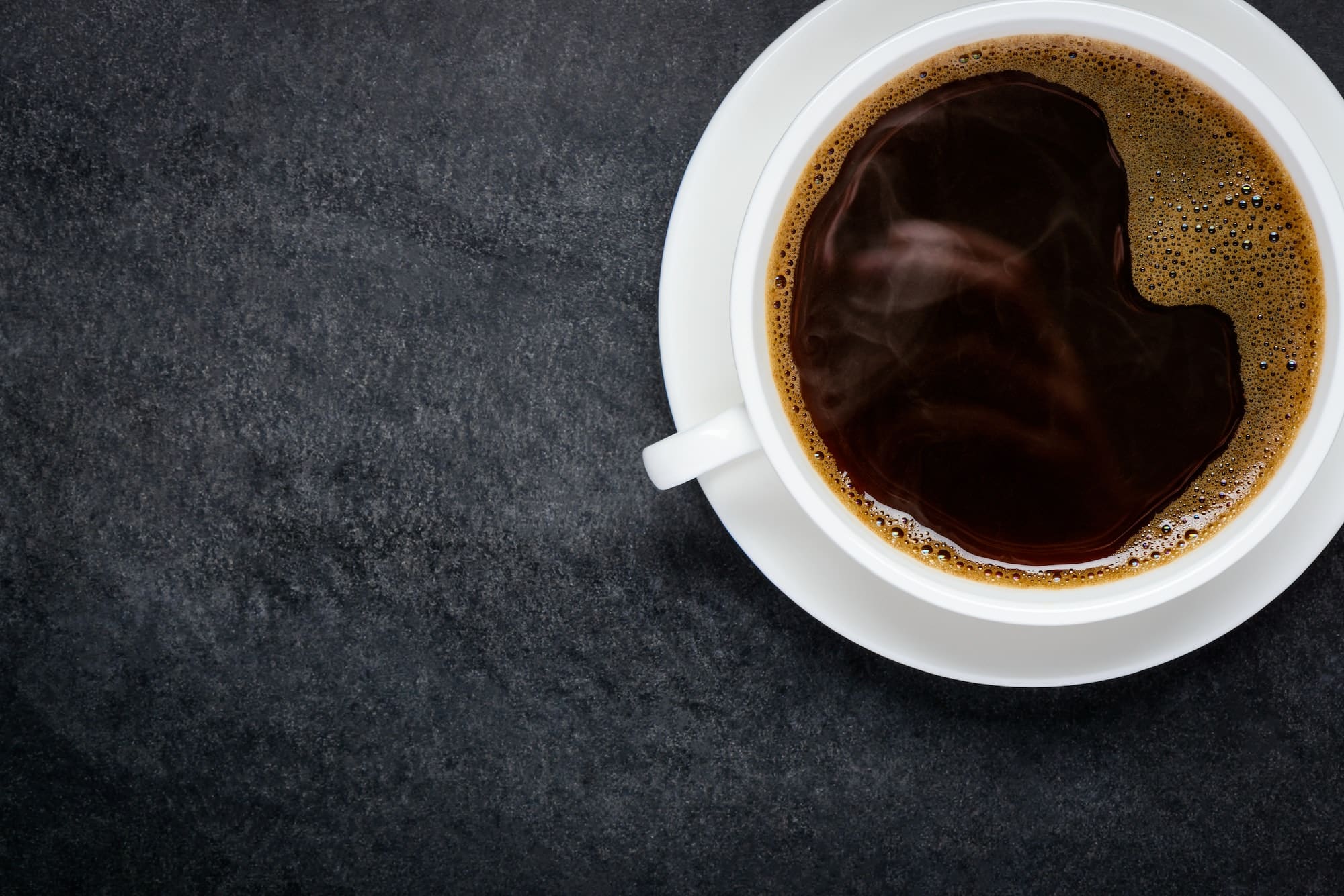 Coffee Cup with Copy Space Area