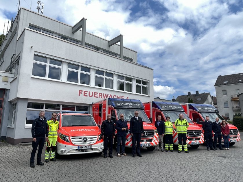 Neue Rettungswagen für den Rettungsdienst Arnsberg 
