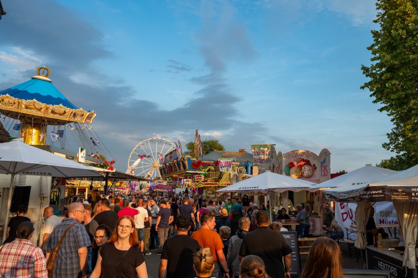Abendstimmung auf der Hüstener Kirmes