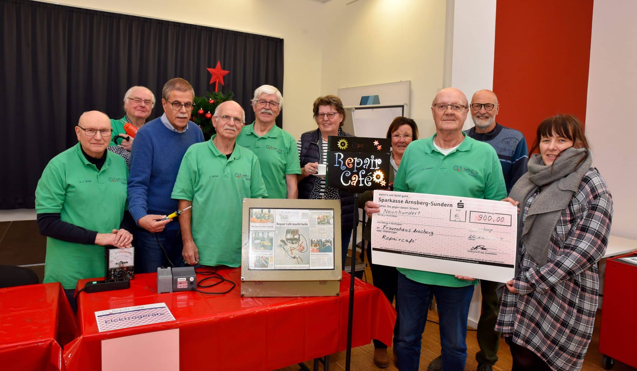 Spende 2024 Repair Café EFA (Copyright: Stadt Arnsberg)