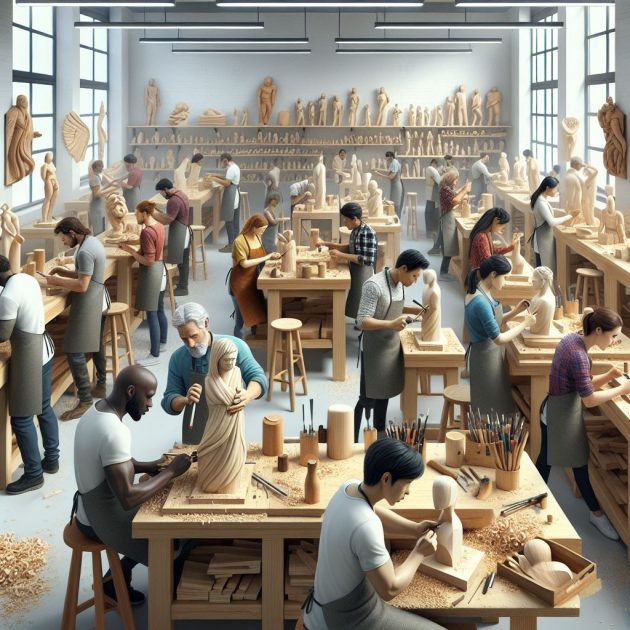 Holzbildhauerkurs Phantasiewerkstatt
