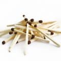 Matches on white background