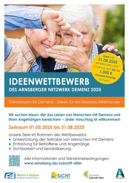 Plakat Wettbewerb Demenz (Copyright: Stadt Arnsberg)
