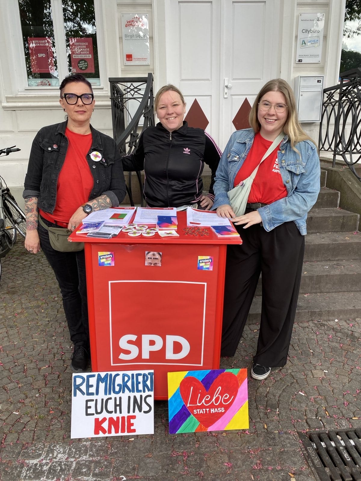 Stand der SPD-Frauen Arnsberg zum AfD Verbot