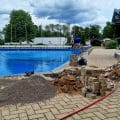 Reparaturarbeiten Freibad Neheim (Foto: Stadt Arnsberg)