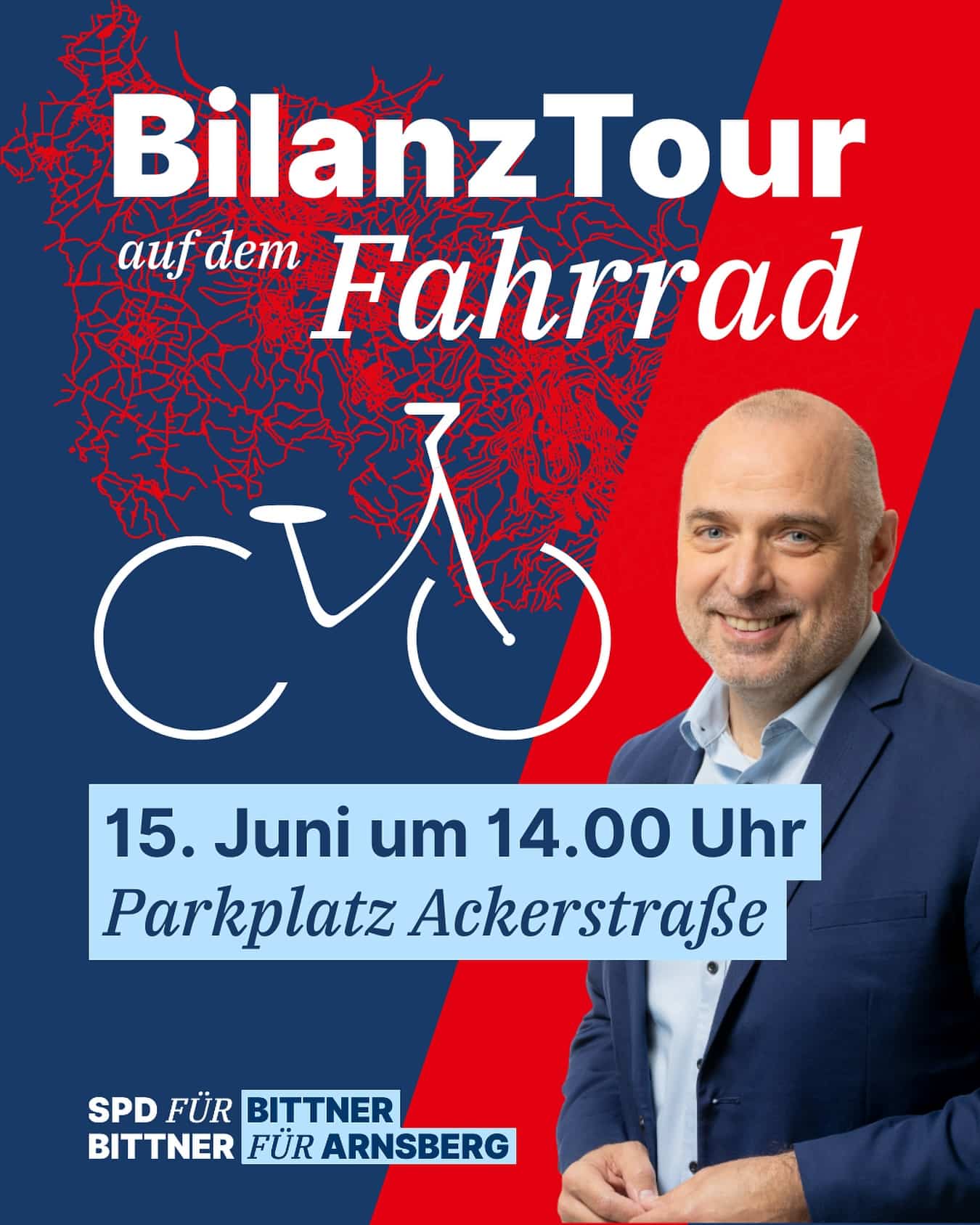 SPD und Ralf Paul Bittner laden zur BilanzTour mit dem Rad