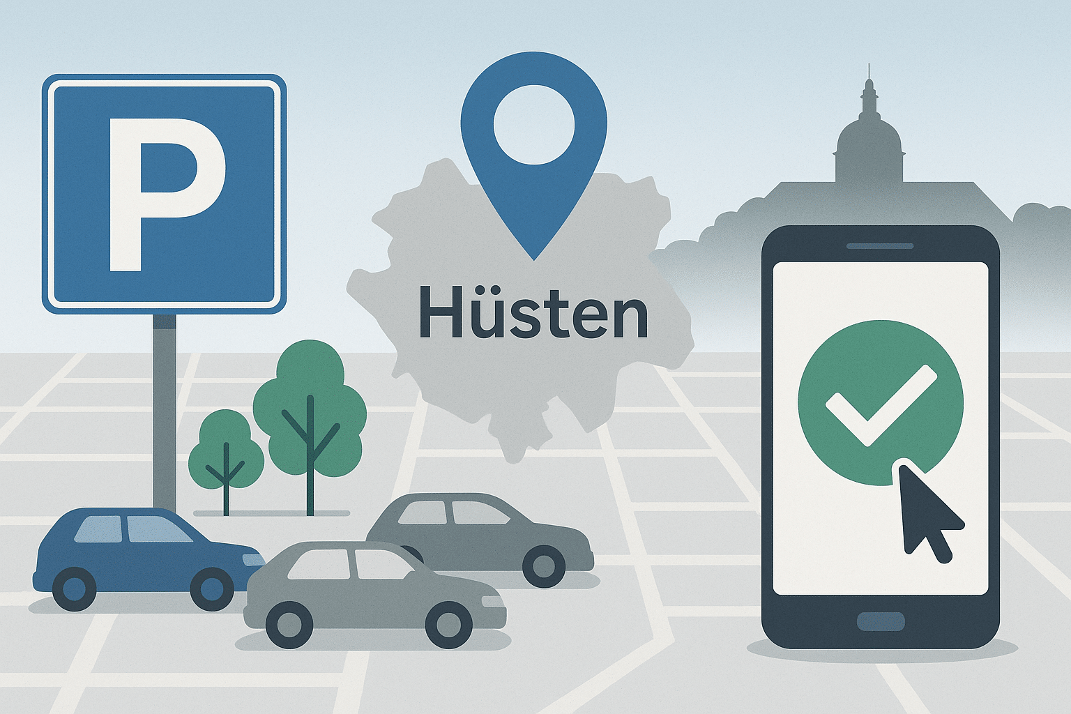 Parkplätze in Hüsten im Blick – Stadt ermöglicht Online-Beteiligung