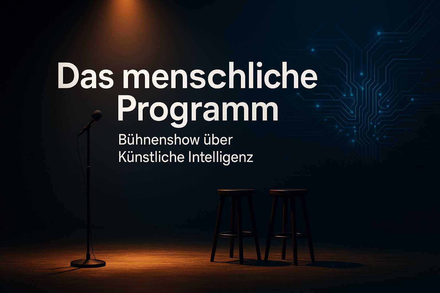 Das menschliche Programm - Bühnenshow über Künstliche Intelligenz