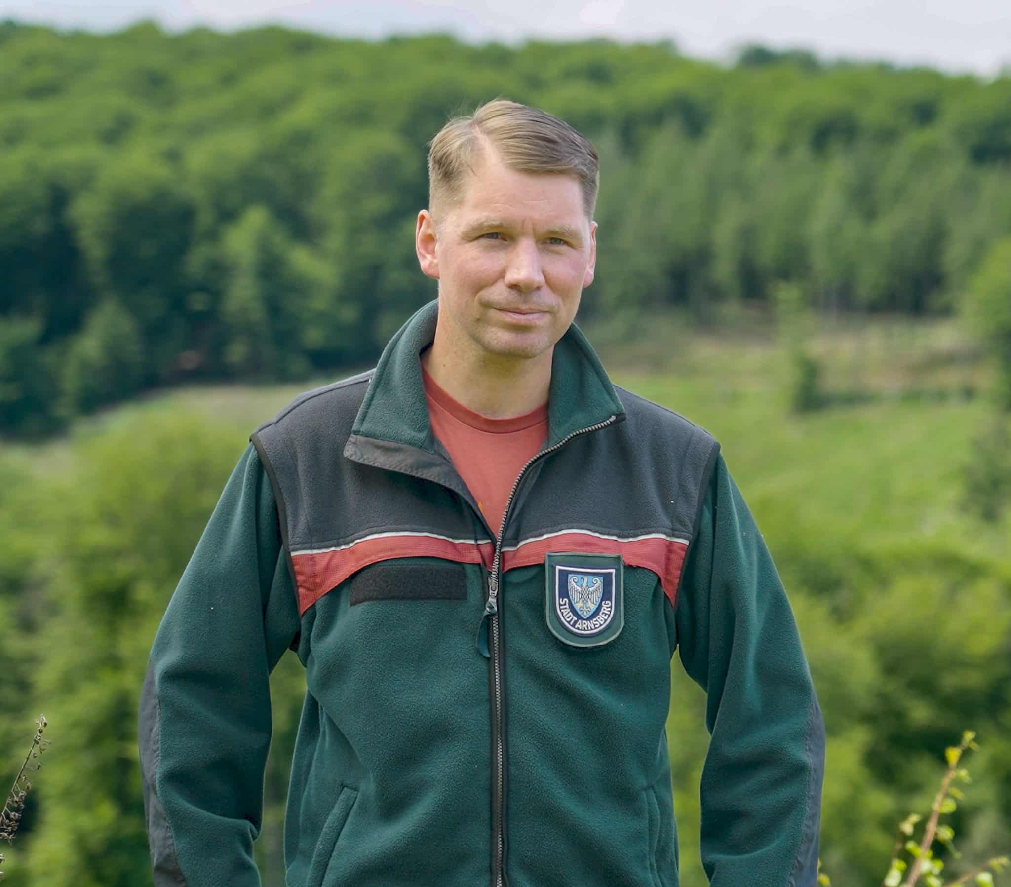 Stadtförster Sebastian Demmel (Copyright: Stadt Arnsberg)