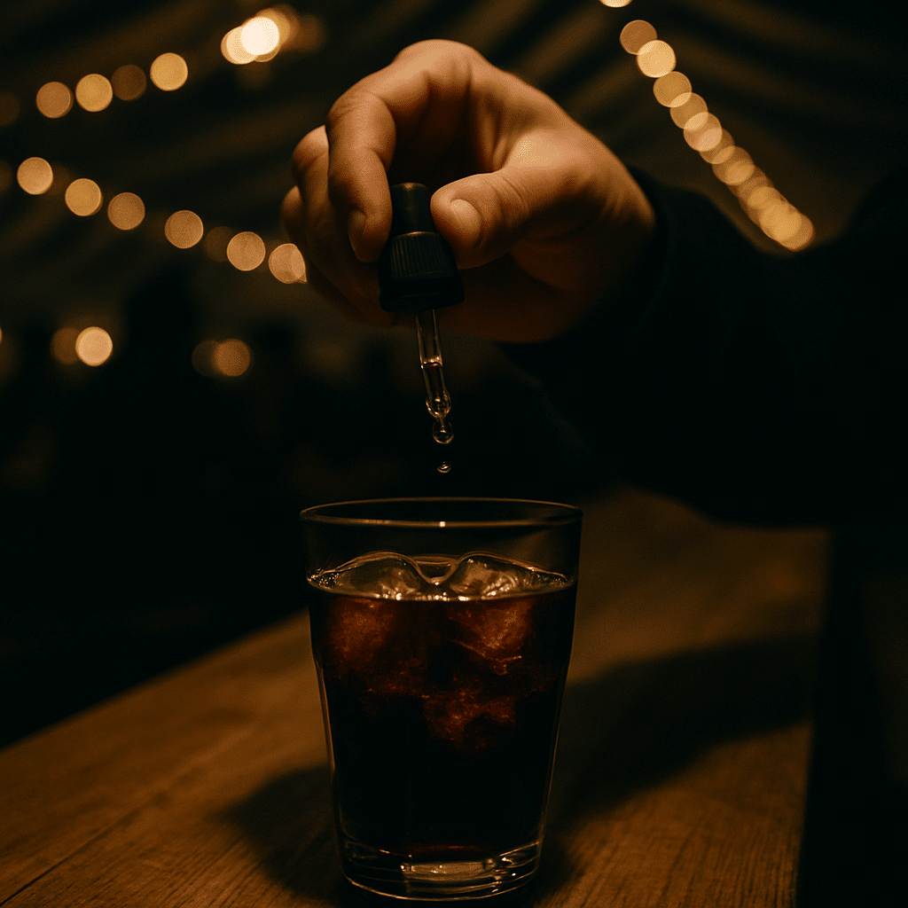 K.O. Tropfen in cola