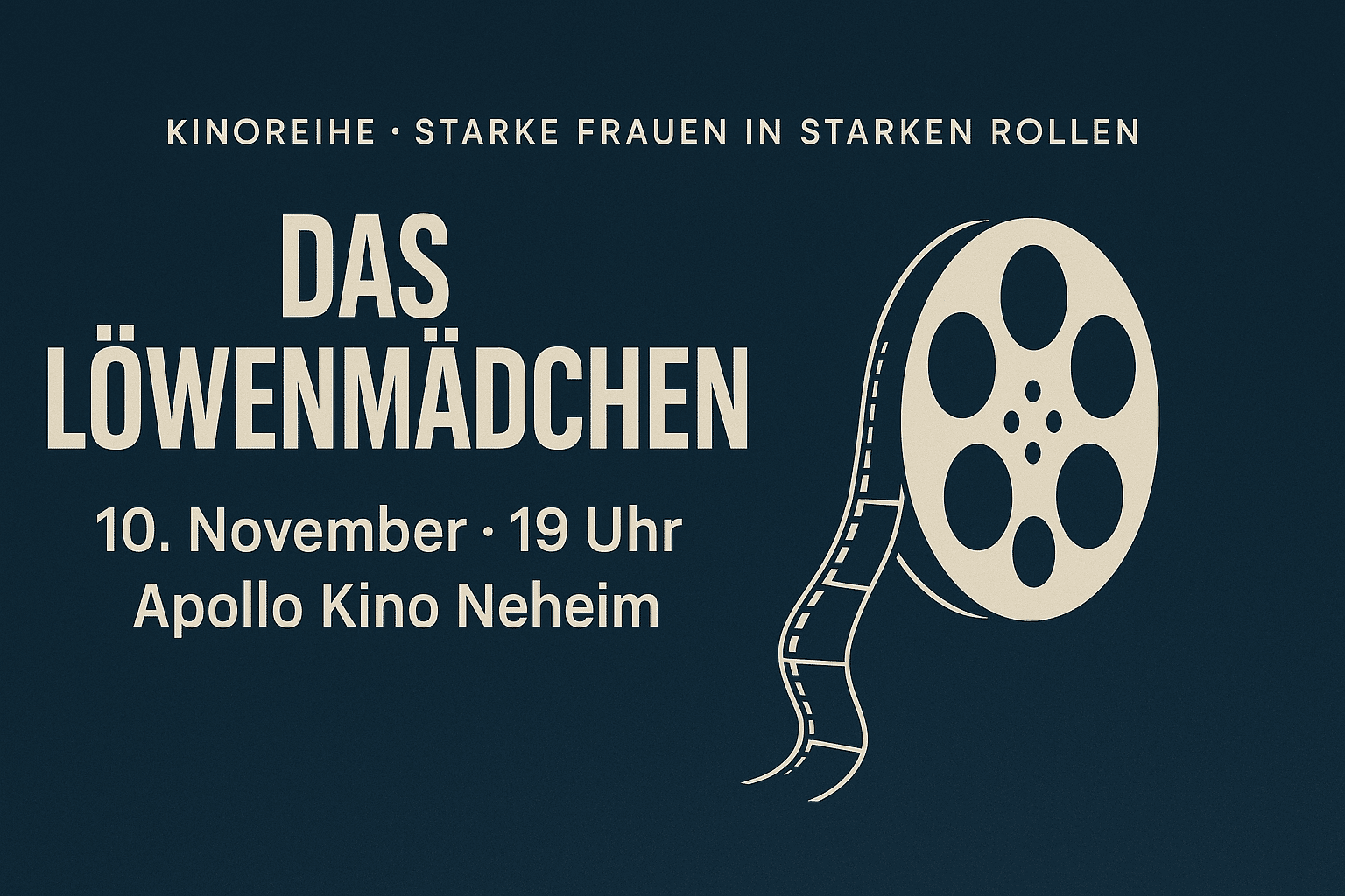 Kinoreihe „Starke Frauen in starken Rollen“ Am 10. November um 19 Uhr läuft „Das Löwenmädchen“