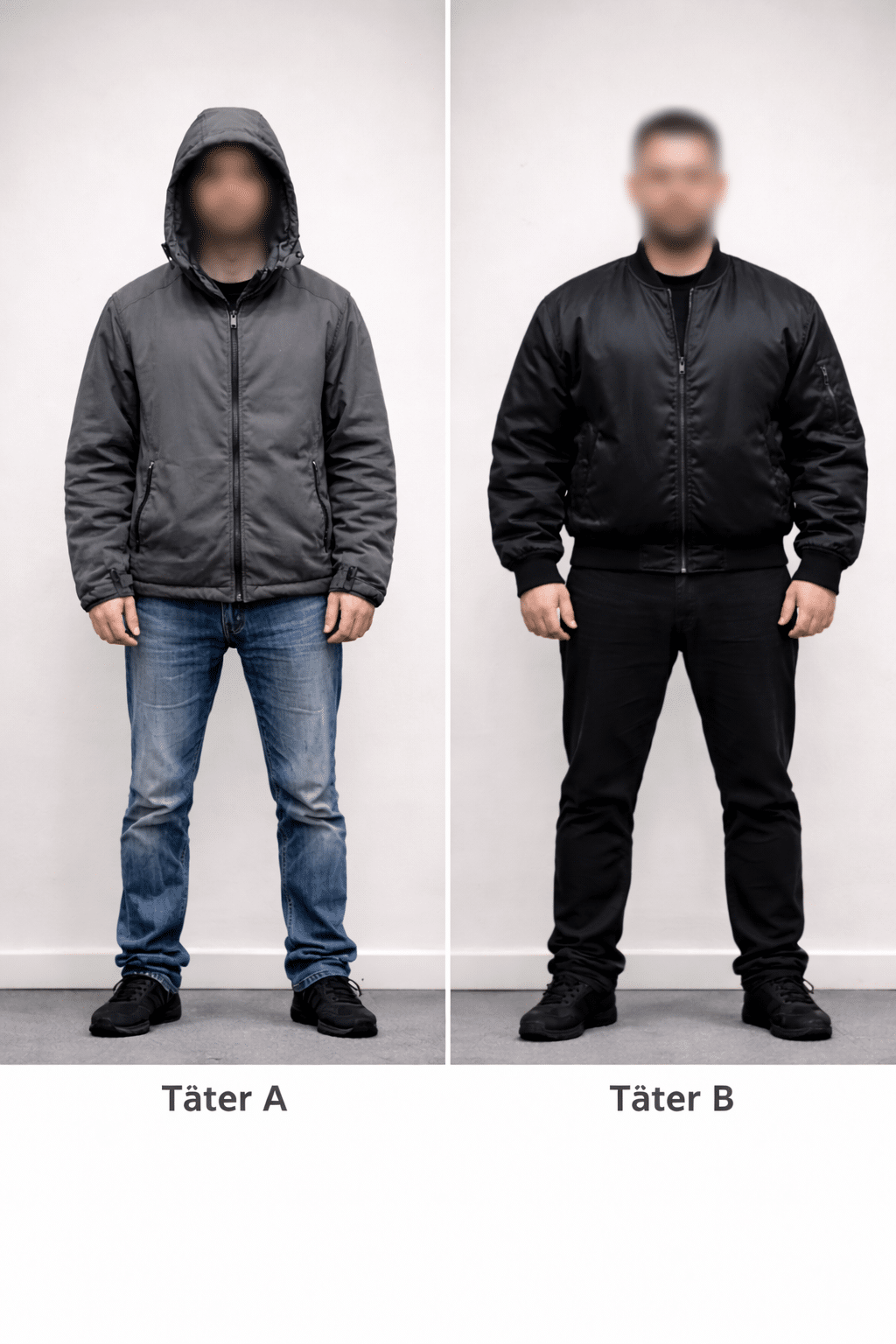 Täterbeschreibung Bilder mit Ki erstellt