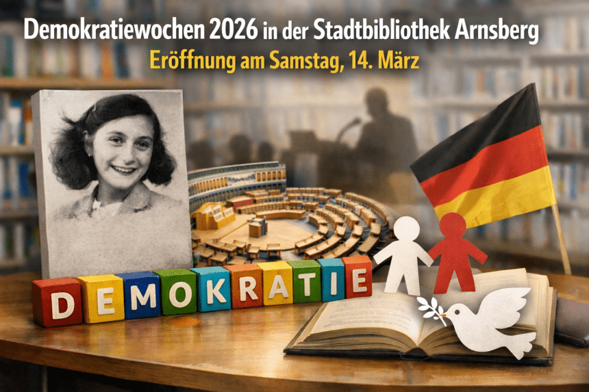 Demokratiewochen 2026 in der Stadtbibliothek Arnsberg