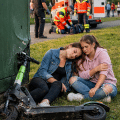 e scooter unfall Symbolbild - mit KI erstellt