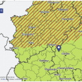 Screnshot DWD Unwetter Arnsberg