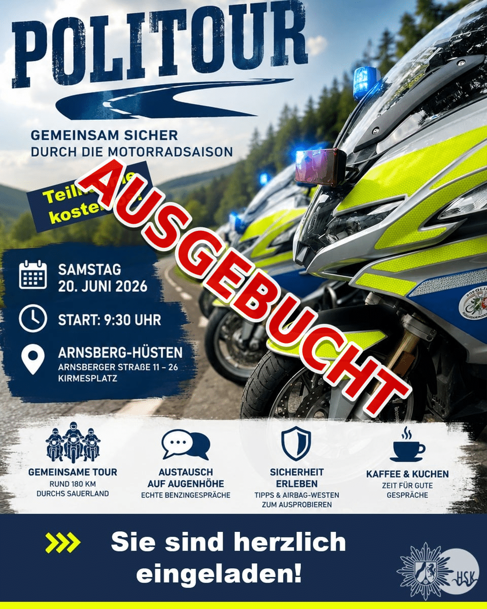politour ausgebucht